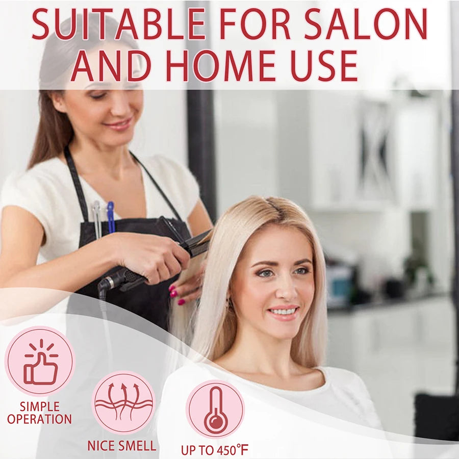 Smoothing Keratin Hair Serum - Thermal Heat Protectant & Anti-Frizz Gloss