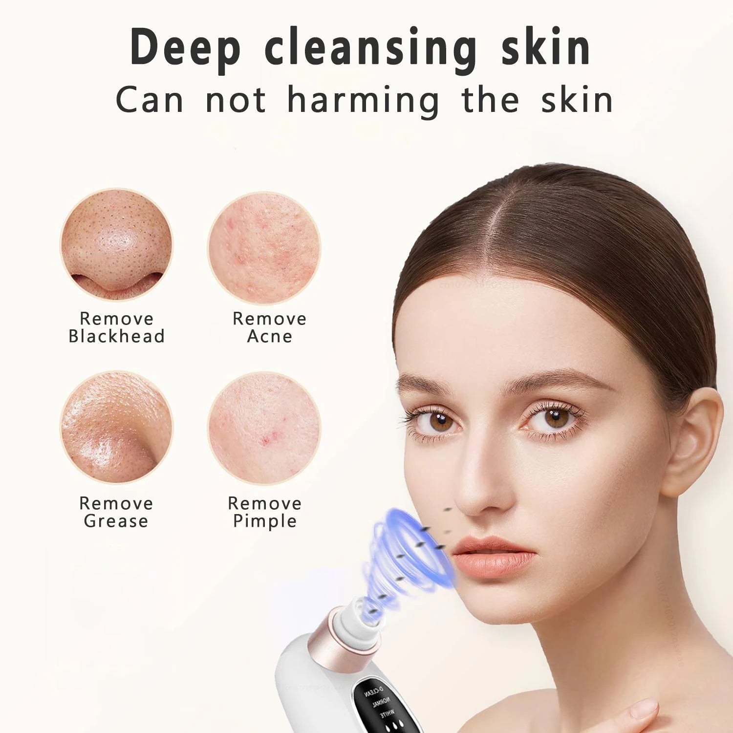 Pore Vacuum Blackhead Remover - Electric Suction Facial Clean Tool