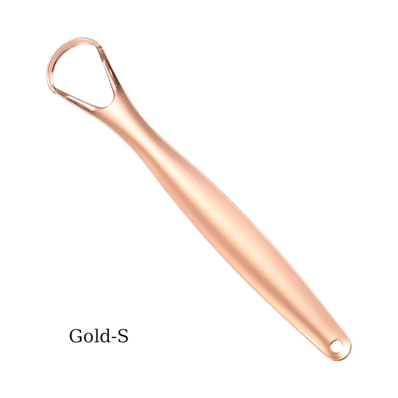 Medical-Grade Stainless Steel Tongue Scraper - Fresh Breath Bad Odor Fix