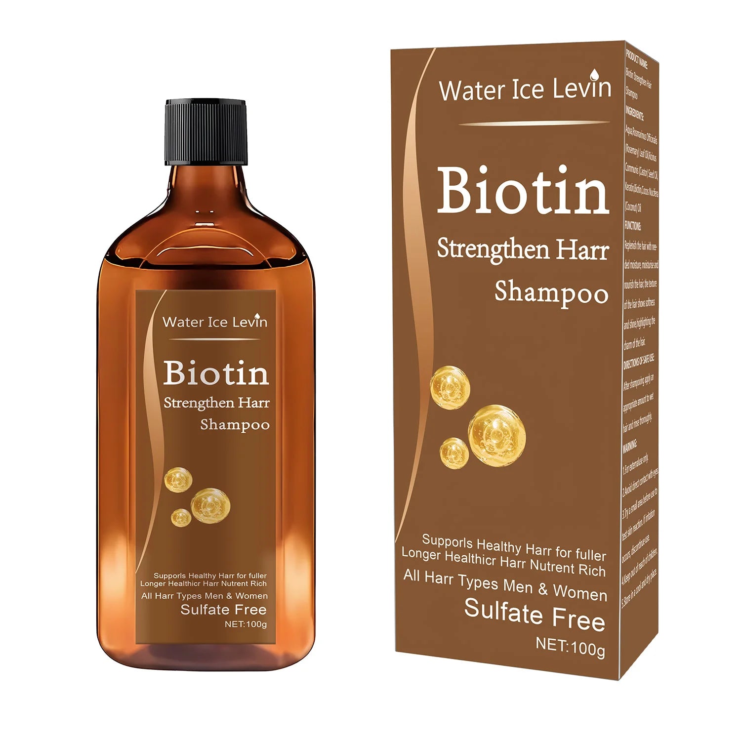 Biotin Anti-Hair Loss Shampoo - Thinning Hair Strength & Growth Formula