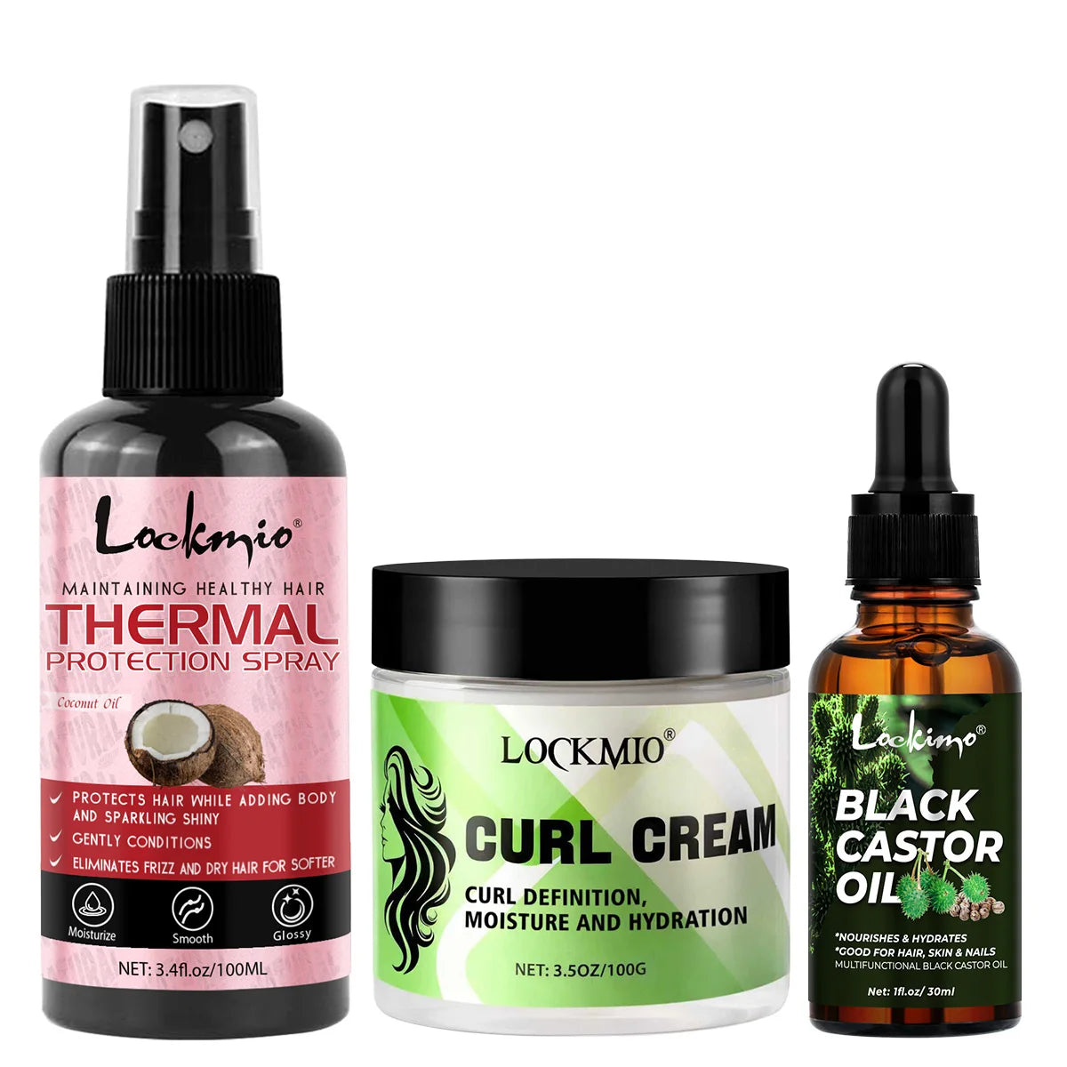 Smoothing Keratin Hair Serum - Thermal Heat Protectant & Anti-Frizz Gloss