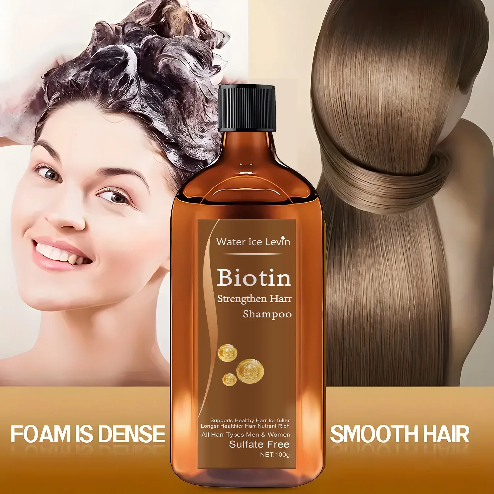 Biotin Anti-Hair Loss Shampoo - Thinning Hair Strength & Growth Formula
