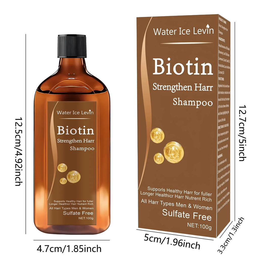 Biotin Anti-Hair Loss Shampoo - Thinning Hair Strength & Growth Formula