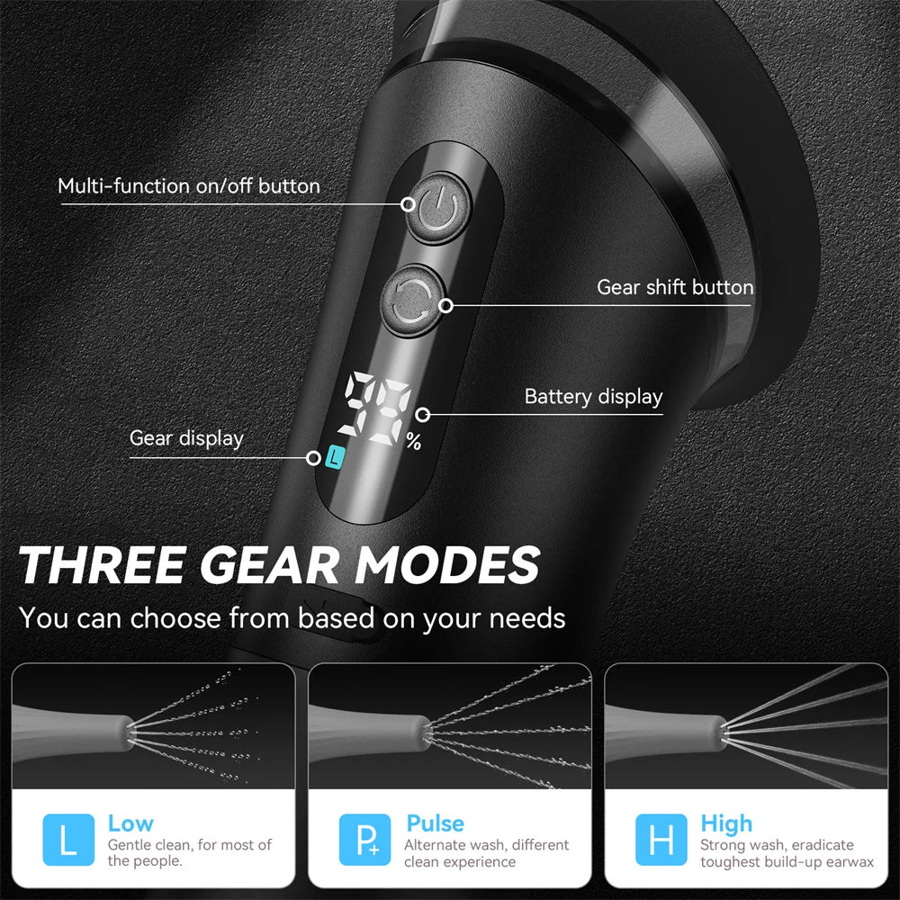 Safe Electric Ear Wax Removal Kit - Smart Vacuum Ear Cleaning Tool
