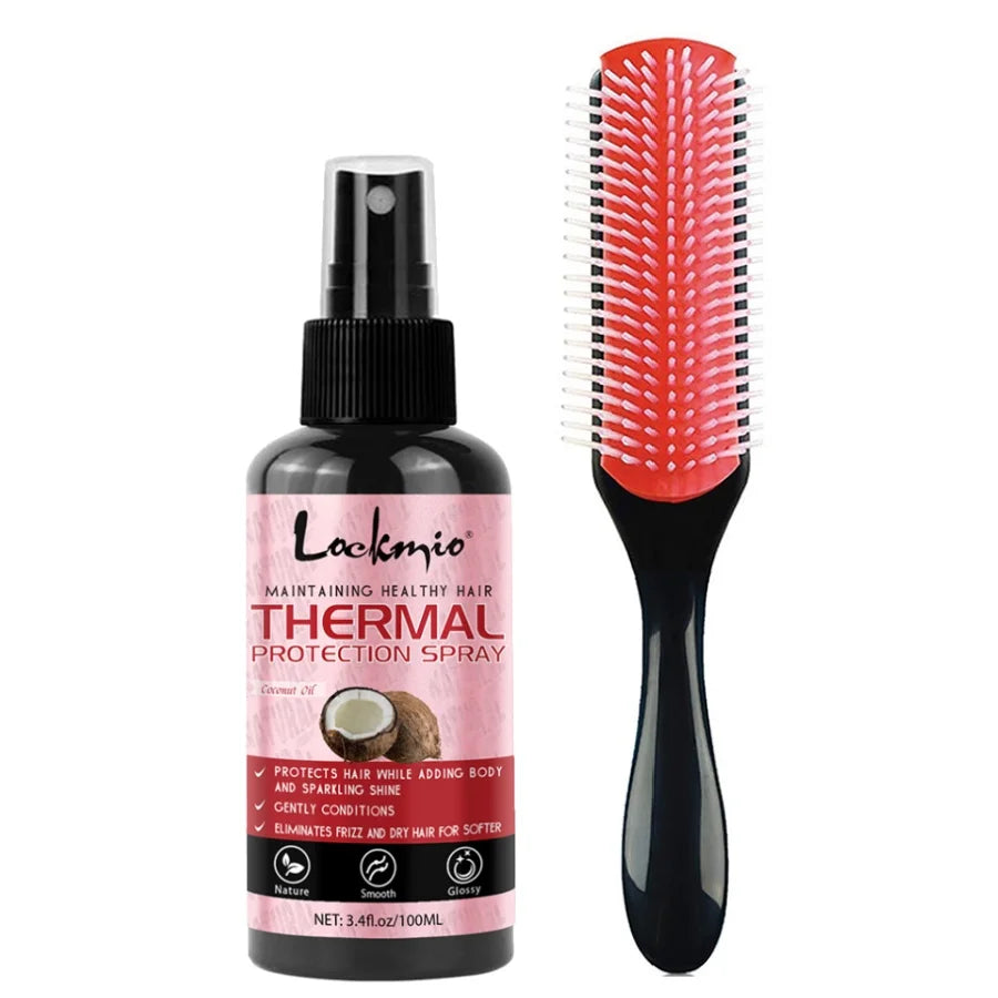 Smoothing Keratin Hair Serum - Thermal Heat Protectant & Anti-Frizz Gloss