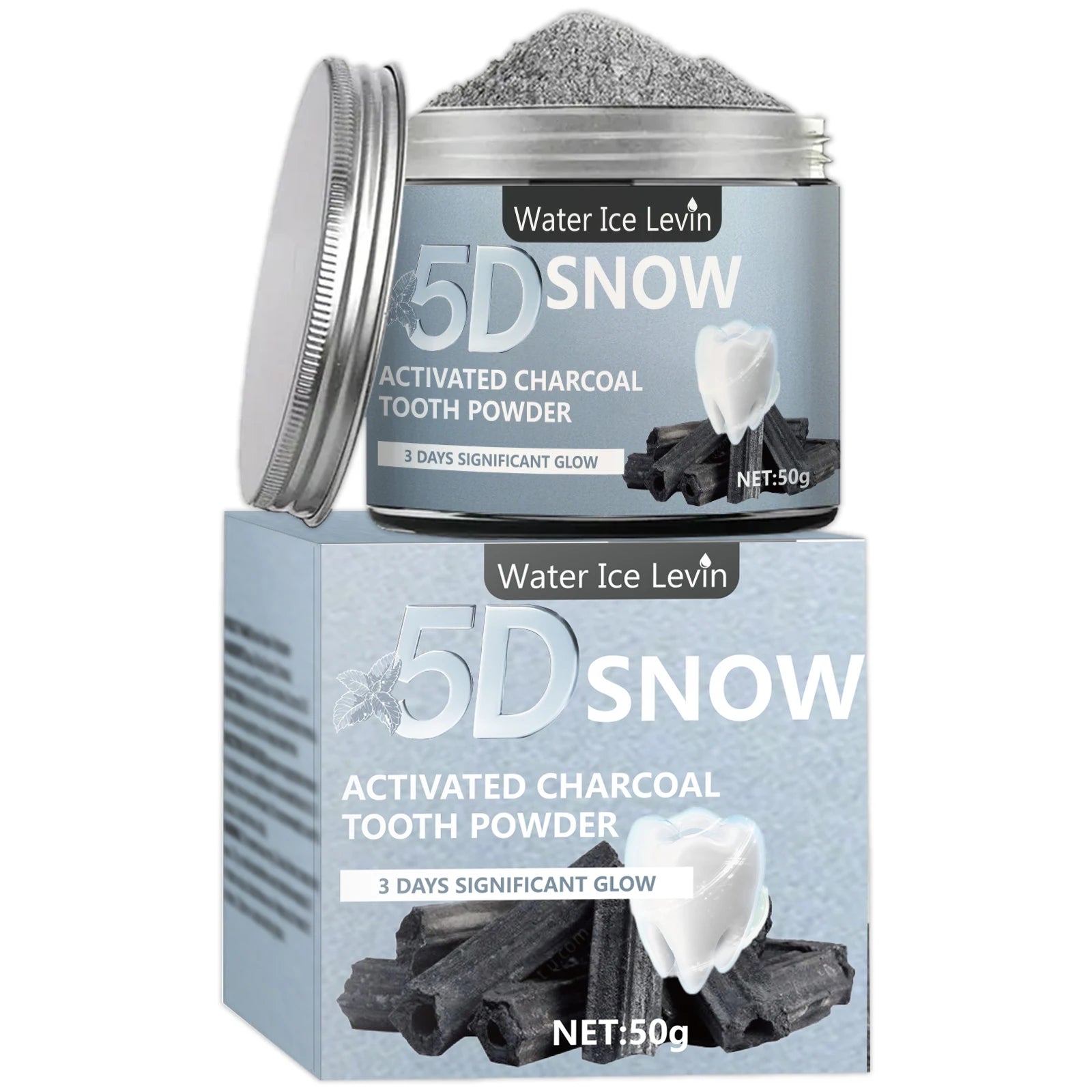 Natural Activated Charcoal Toothpaste - Whitening & Fresh Breath Formula