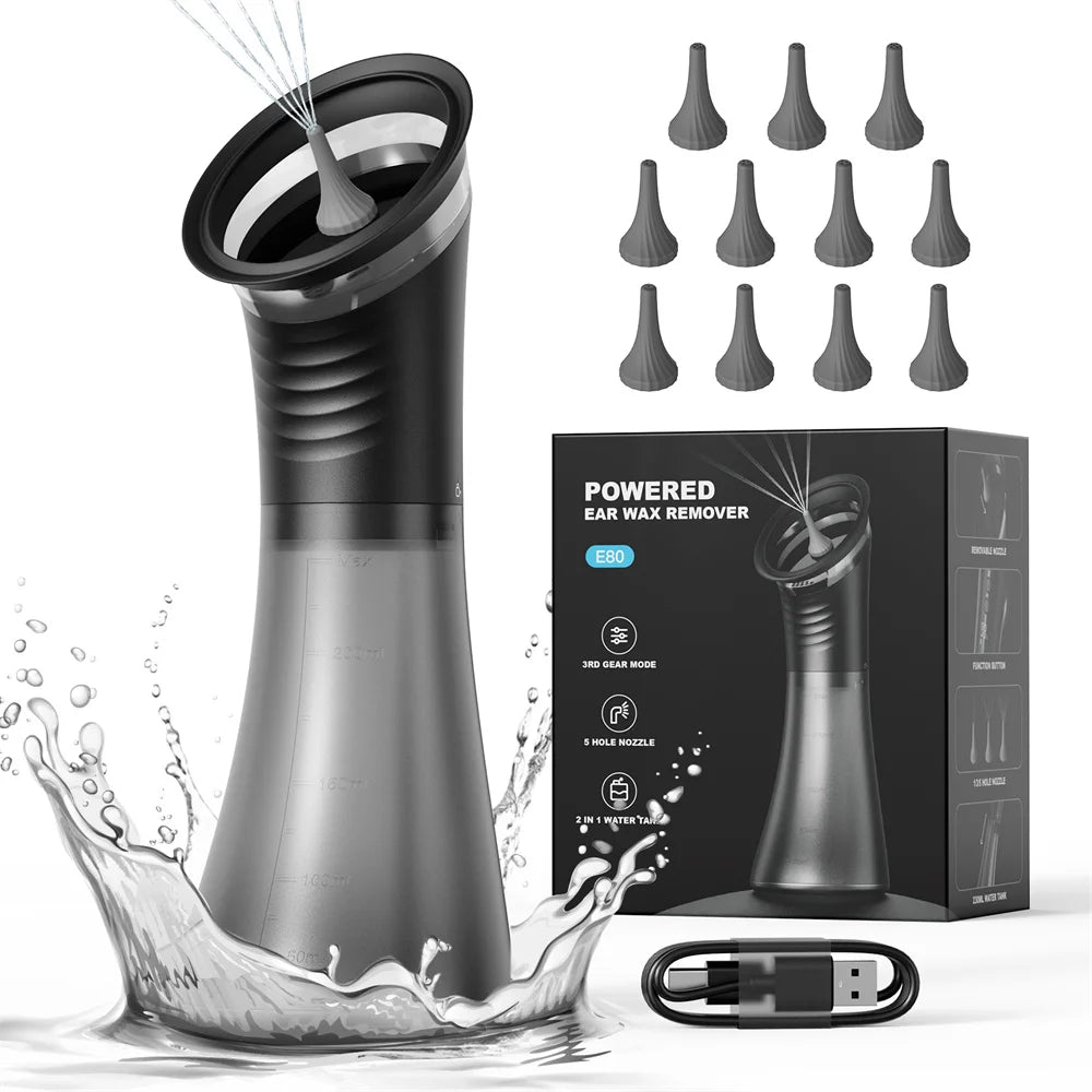 Safe Electric Ear Wax Removal Kit - Smart Vacuum Ear Cleaning Tool