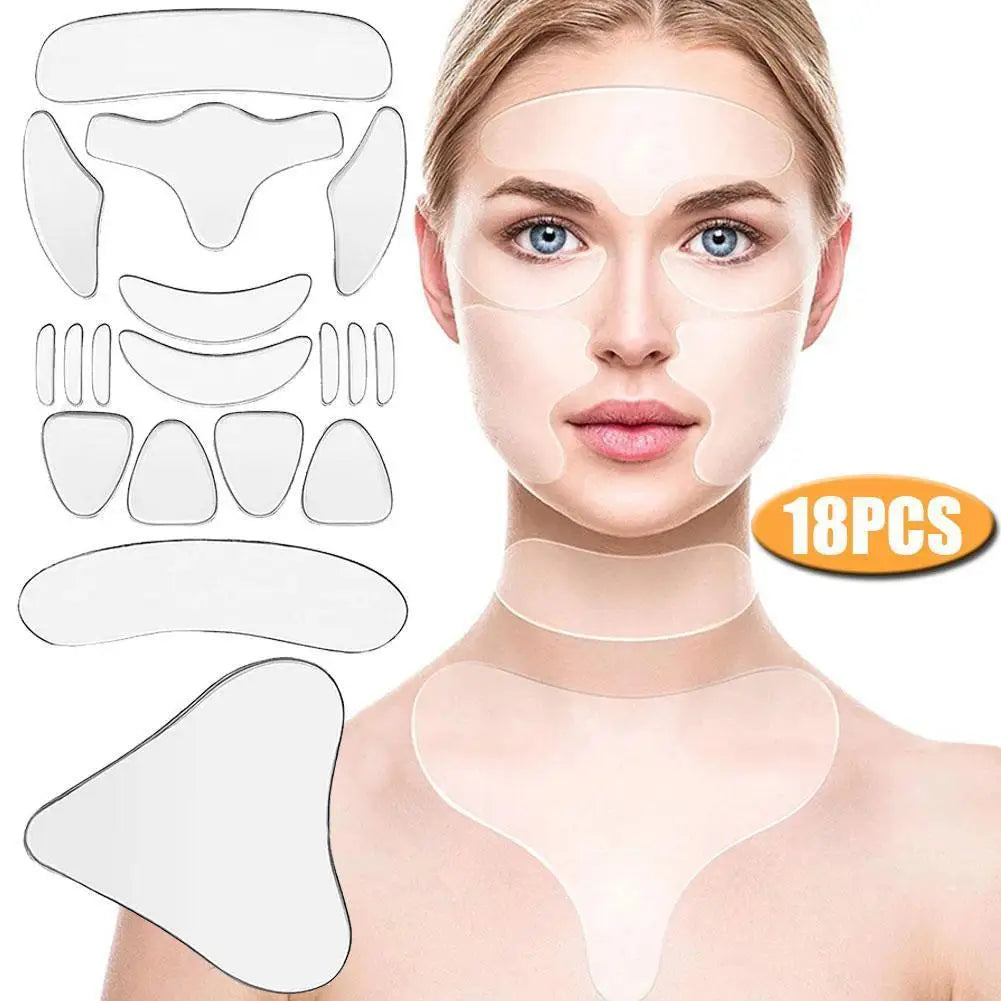 Reusable Silicone Under-Eye Patches - Anti-Wrinkle & Puffiness Relief
