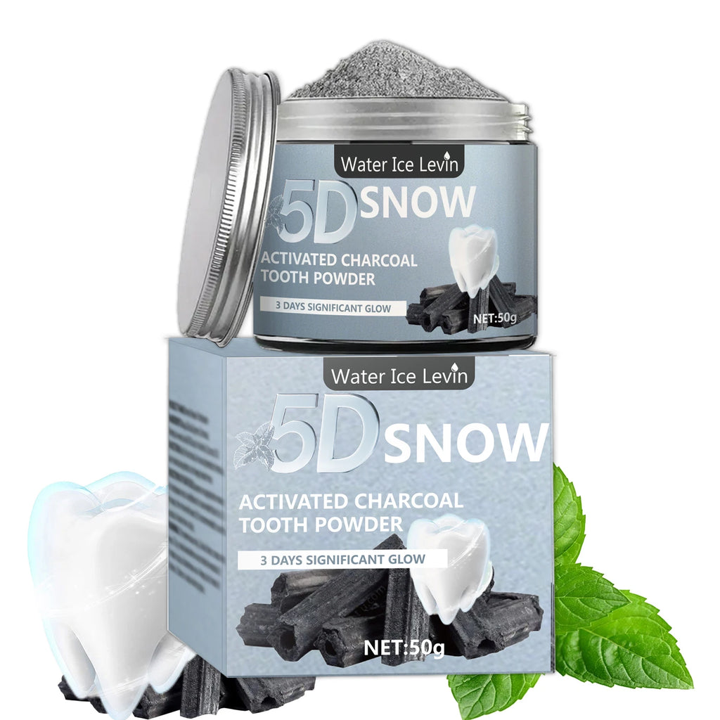 Natural Activated Charcoal Toothpaste - Whitening & Fresh Breath Formula