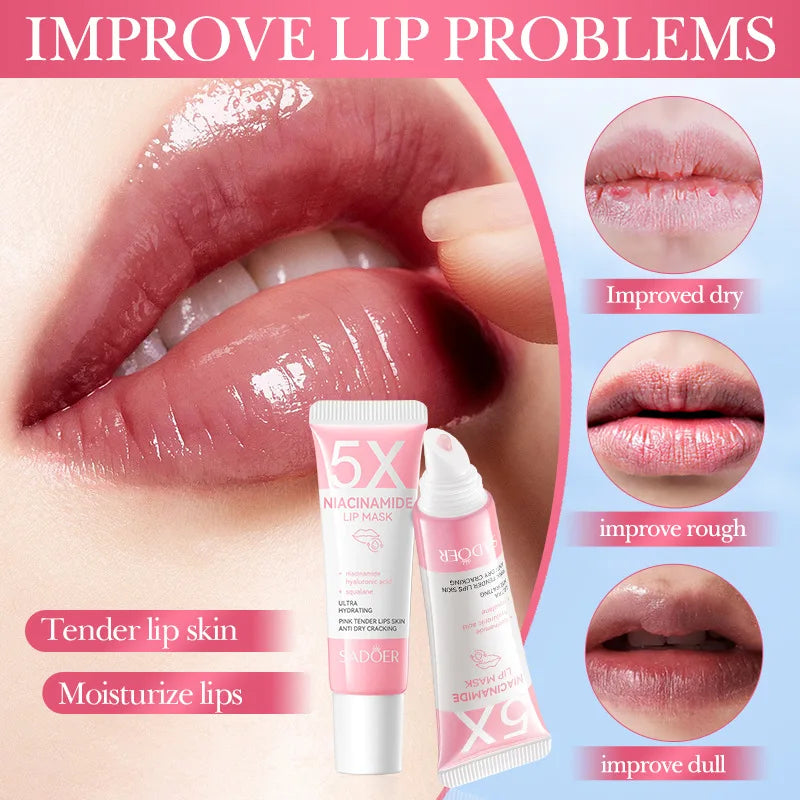 Hydrating Lip Sleeping Mask - Overnight Softening & Plumping Balm