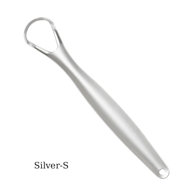 Medical-Grade Stainless Steel Tongue Scraper - Fresh Breath Bad Odor Fix