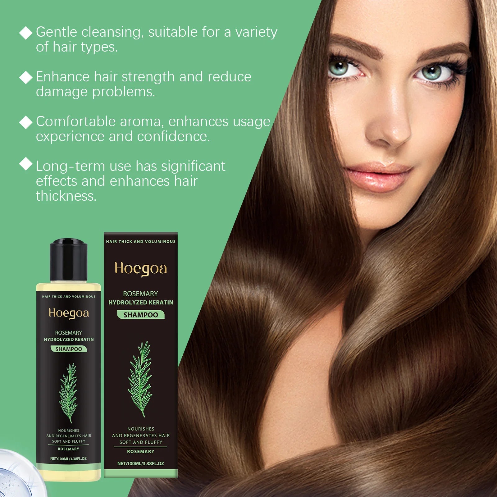 Fermented Rice Water Hair Spray - Follicle Activator for Thick Hair