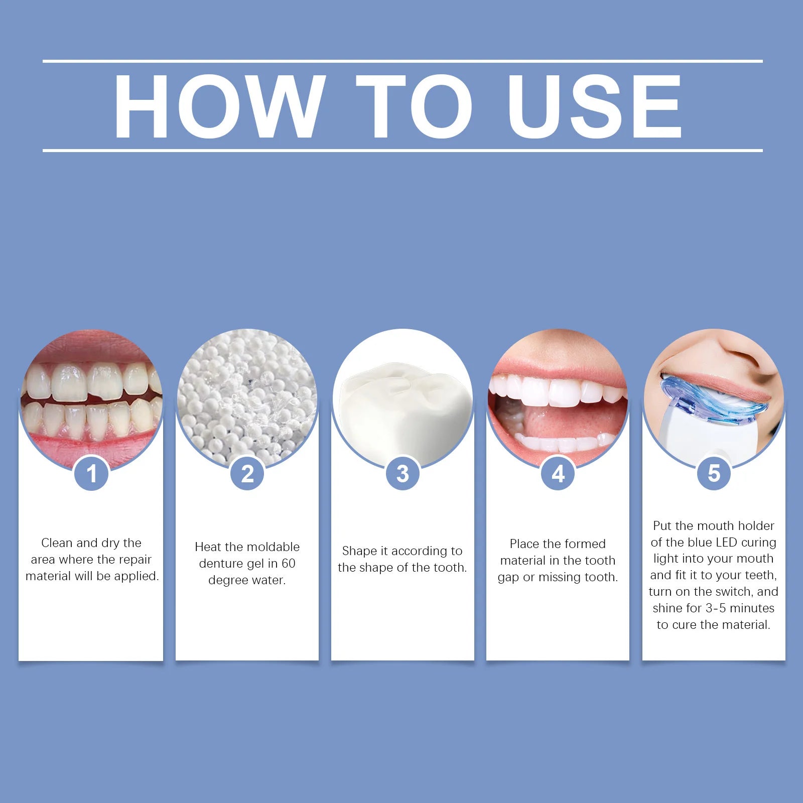 Professional Wireless Teeth Whitening Kit - Fast & Painless Results