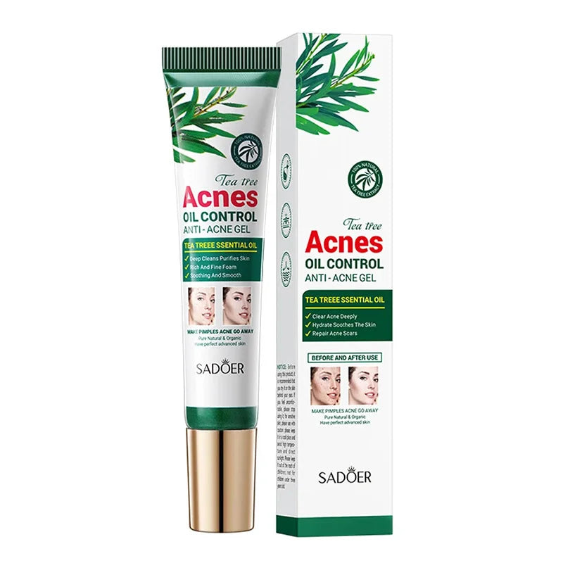 Fast-Acting Tea Tree Spot Gel - Emergency Acne & Blemish Treatment