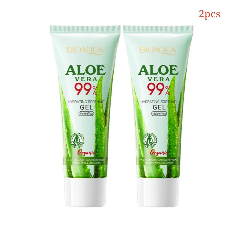 99% Pure Organic Aloe Vera Gel - After-Sun Soothing & Hydrating Gel