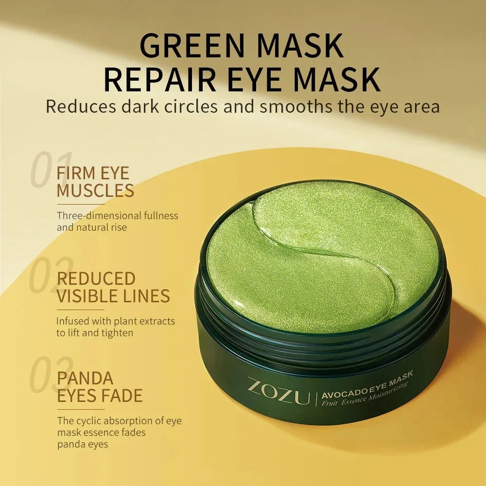 24K Gold Collagen Eye Mask - Anti-Dark Circle & Under-Eye Plumping Patches