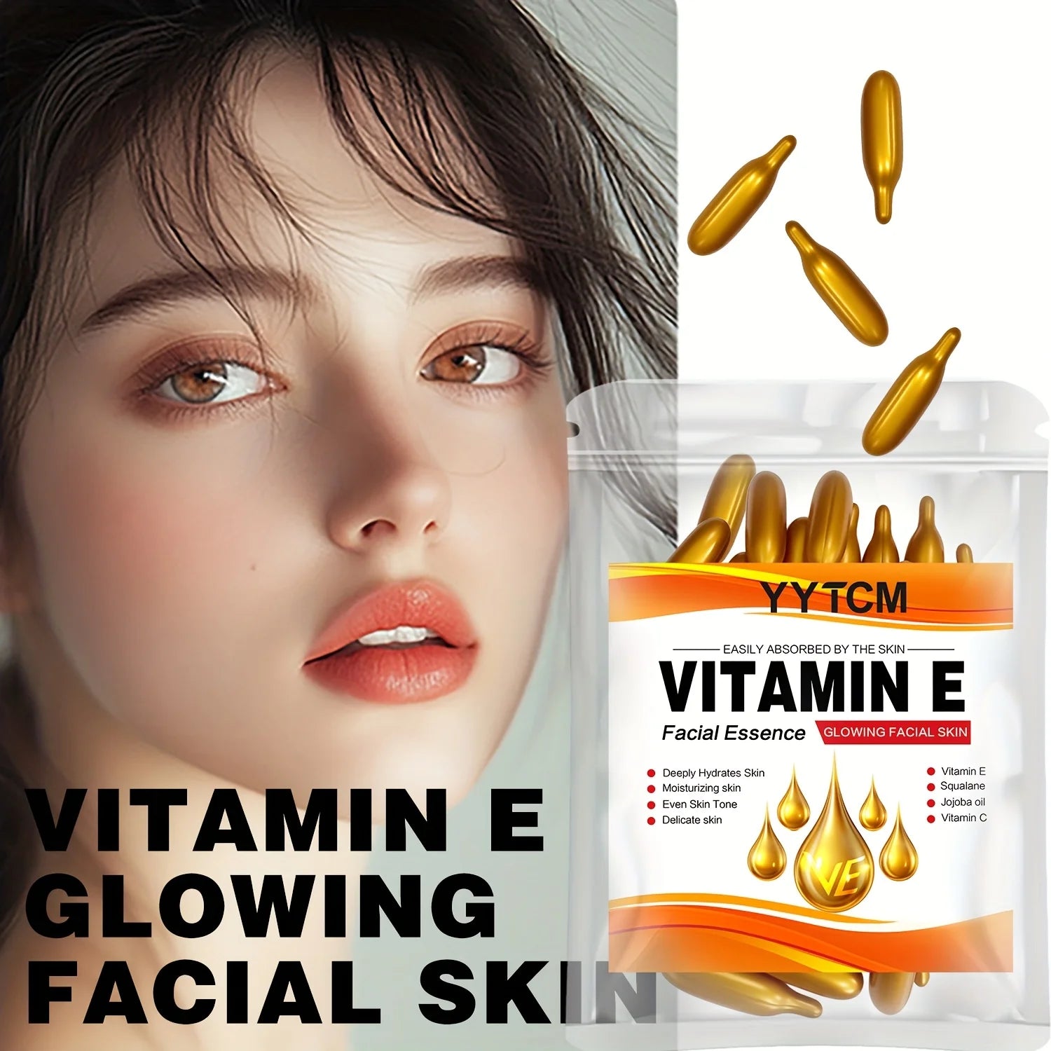 Pure Vitamin E Facial Oil - Deep Nourishment & Scar Healing Therapy