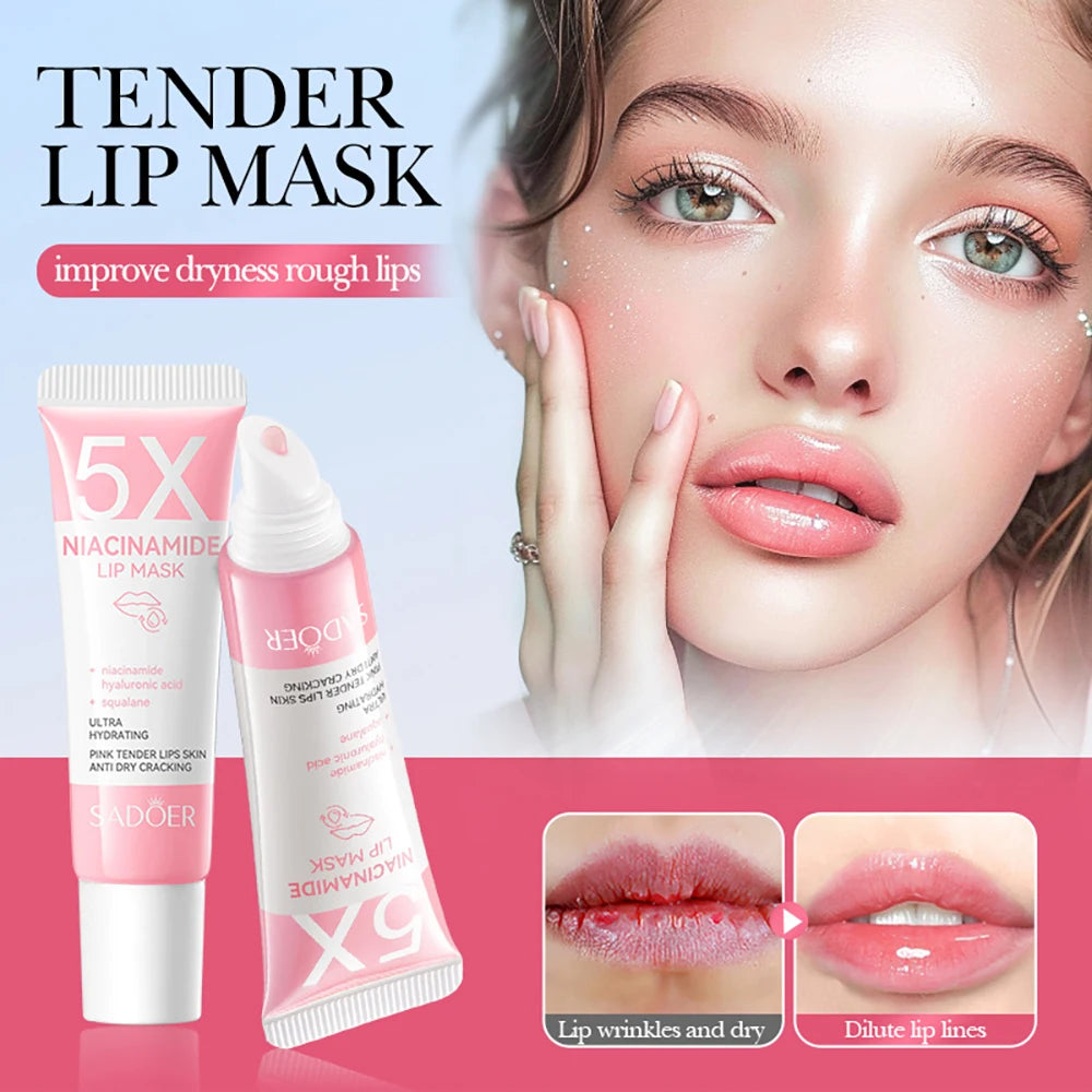 Hydrating Lip Sleeping Mask - Overnight Softening & Plumping Balm