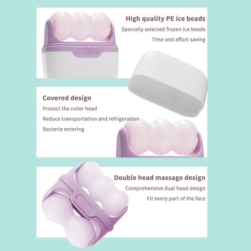 Cryotherapy Ice Roller for Face - Puffiness Relief & Skin Tightening Tool