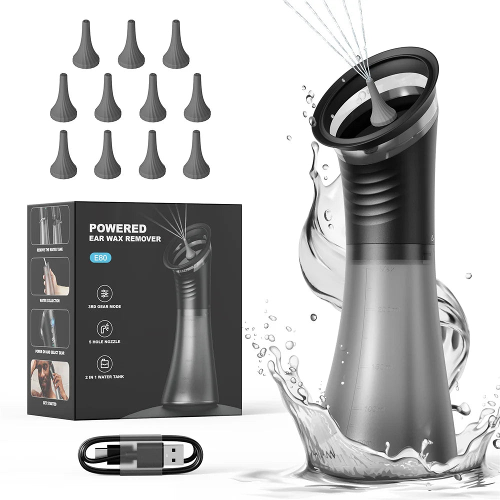 Safe Electric Ear Wax Removal Kit - Smart Vacuum Ear Cleaning Tool