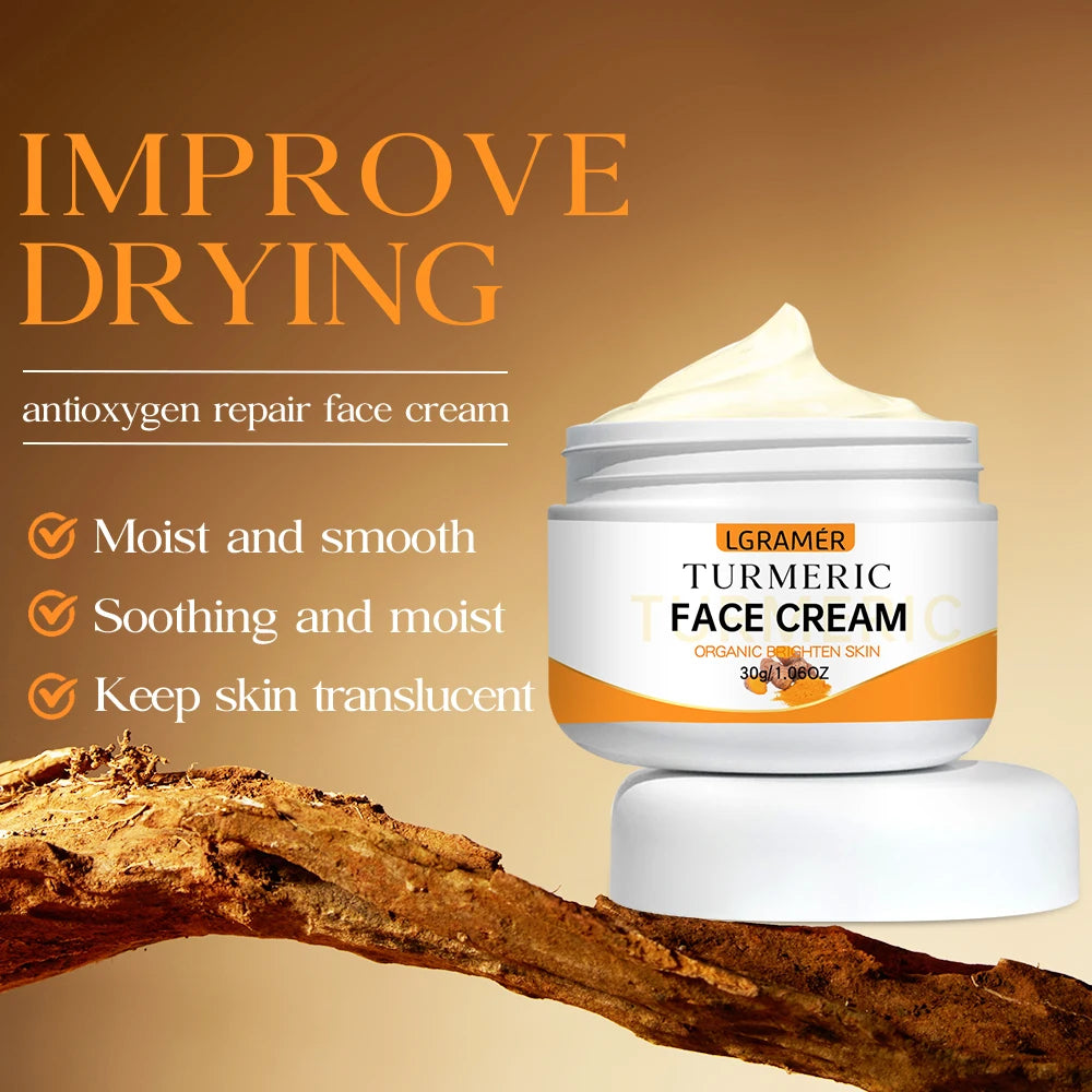 Natural Turmeric Clay Mask - Dark Spot Corrector & Skin Brightener