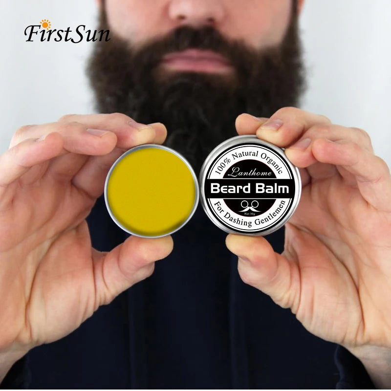 Premium Beard Growth Oil & Comb Kit - Softener & Patchy Beard Fixer