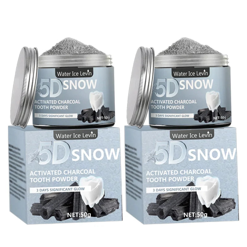 Natural Activated Charcoal Toothpaste - Whitening & Fresh Breath Formula
