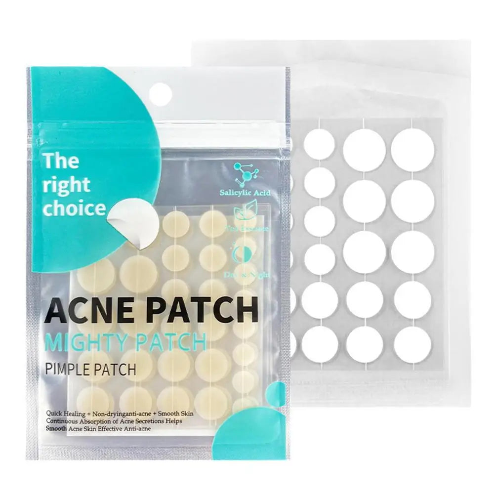 Invisible Hydrocolloid Pimple Patches - Overnight Acne Spot Treatment