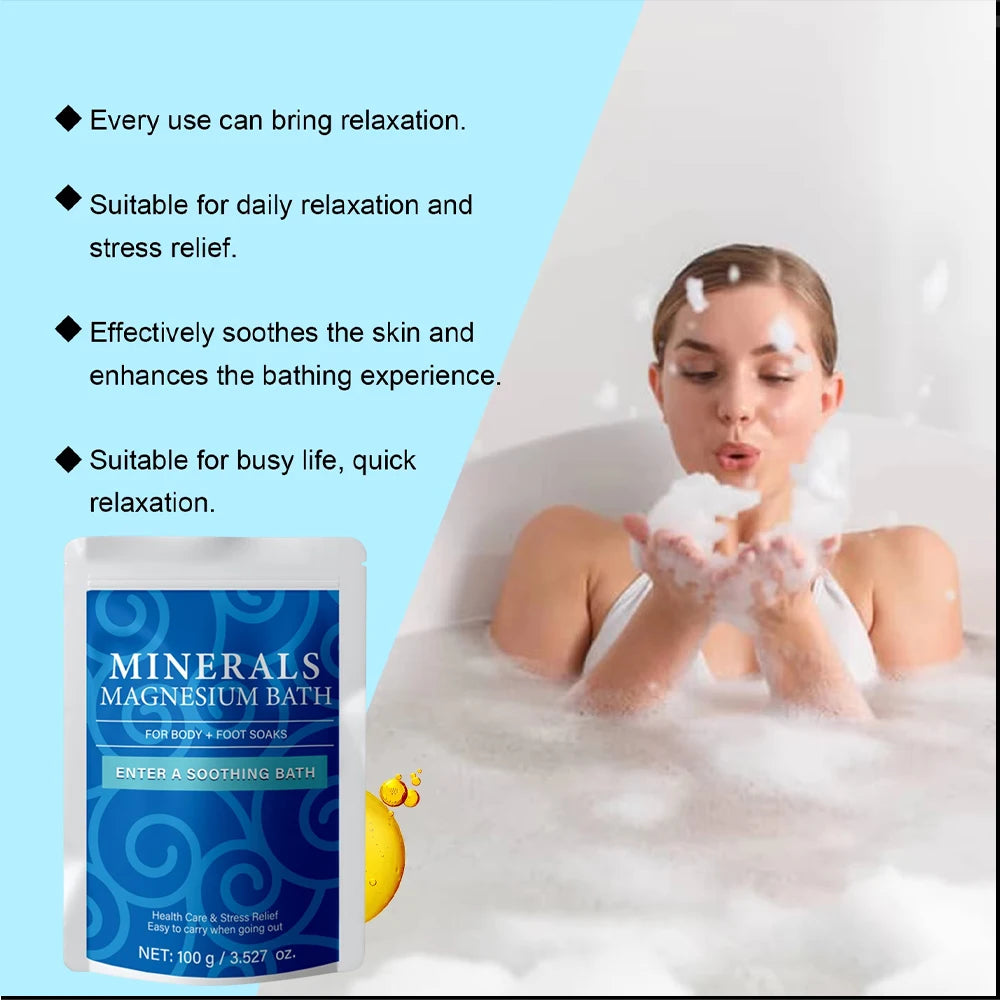 Pure Epsom Bath Salt - Muscle Relaxation & Sore Joint Soaking Therapy