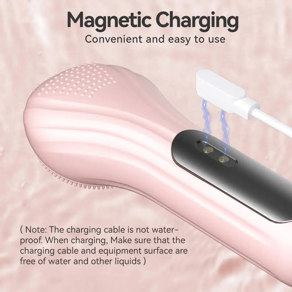 Sonic Facial Cleansing Brush - Waterproof Silicone Face Scrubber