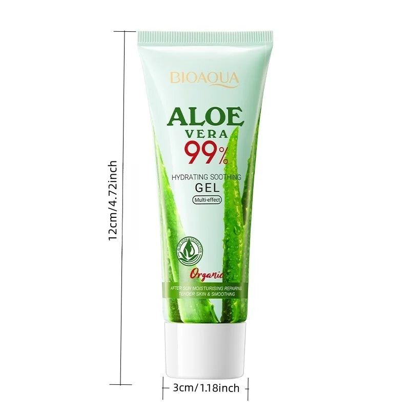 99% Pure Organic Aloe Vera Gel - After-Sun Soothing & Hydrating Gel