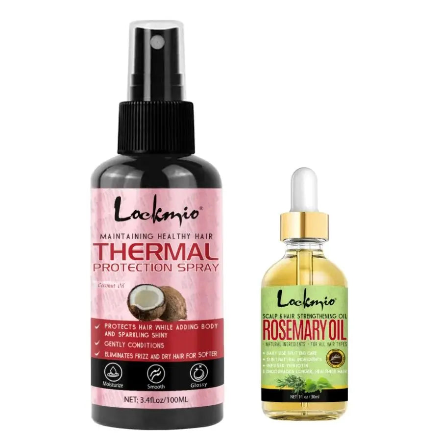 Smoothing Keratin Hair Serum - Thermal Heat Protectant & Anti-Frizz Gloss