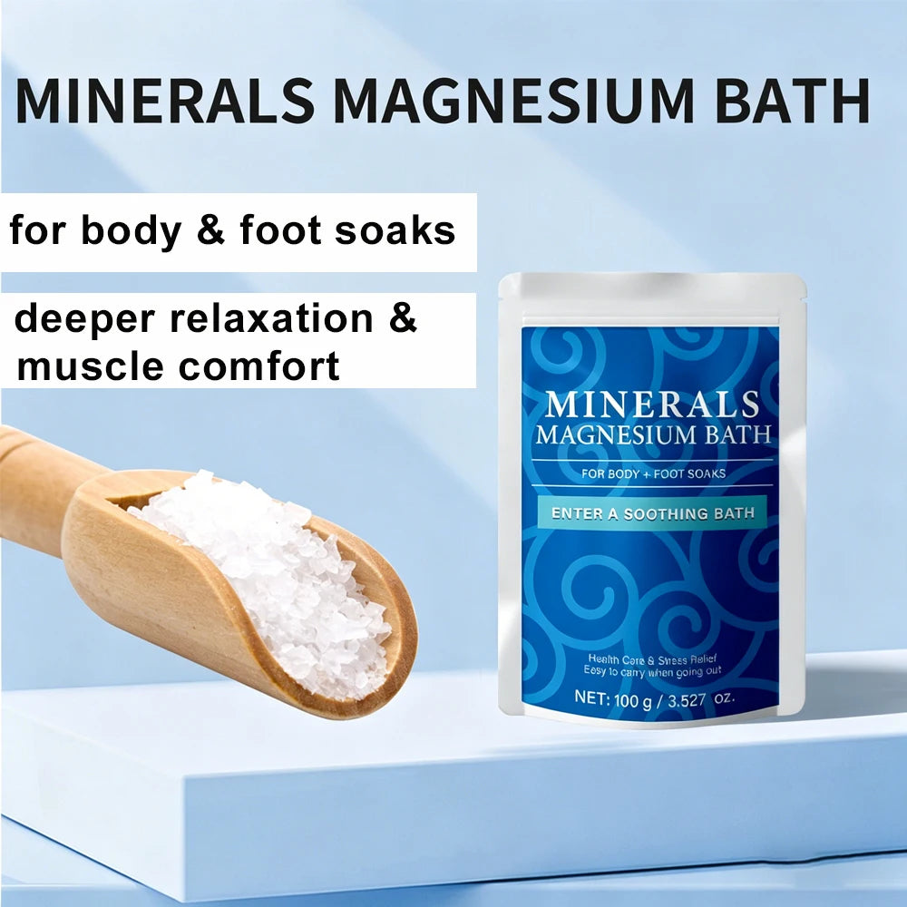 Pure Epsom Bath Salt - Muscle Relaxation & Sore Joint Soaking Therapy