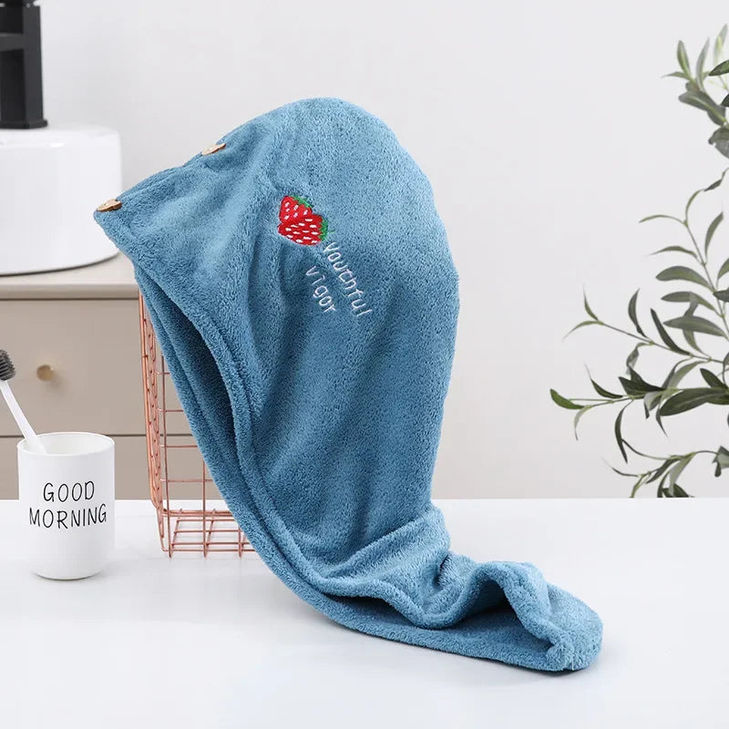 Anti-Frizz Microfiber Hair Towel - Fast Drying Super Absorbent Turban