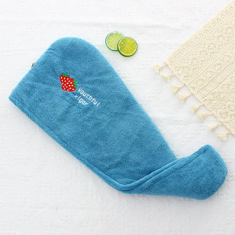 Anti-Frizz Microfiber Hair Towel - Fast Drying Super Absorbent Turban